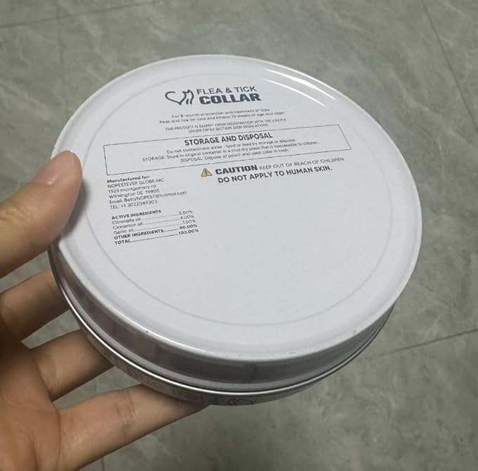 Flea Collar for Cats, Adjustable Flea and Tick Collar for Cats, 8 Months Protection 2 Count