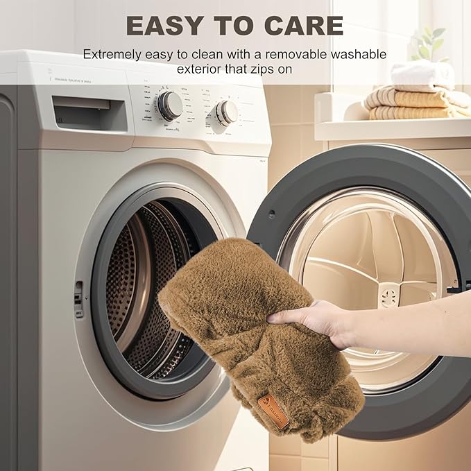 Cat Couch Bed - Cat Bed for Indoor Cats, Calming Pet Sofa Puppy Sleeping Bed with Removable Washable Cover, Cute Dog Couch and Kitty Lounge Chair for 12lbs Cats & Small Dogs(Brown)