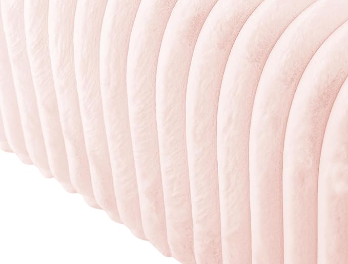 Storage Bench Pet Supplies Corduroy Bench Cat's nest to Hide for The Living Room, Entryway and Bedroom (Pink)