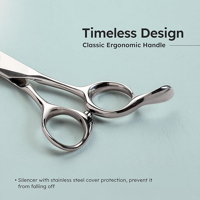 7” Dog Grooming Scissors|VG10 Japanese Steel Professional Pet Grooming Shears for Cats & Dogs|Clean Cut & Precise Trimming|Lightweight Ergonomic Handcrafted Design|K9 Shears