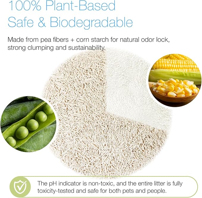 Smart Health Monitoring Cat Litter – Color-Changing, Fast Clumping, Odor Control, Low Dust | 3-Pack,Free cat scartcher