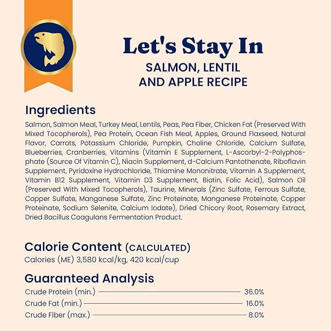 Solid Gold Indoor Dry Cat Food - Grain Free & Gluten Free - Salmon Cat Food Dry Kibble for Indoor Cats w/Probiotics & Fiber for Gut Health - Sensitive Stomach & Hairball Support for Adult Cats - 3LB