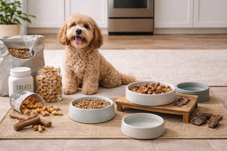 Dog Food, Treats & Feeding Essentials