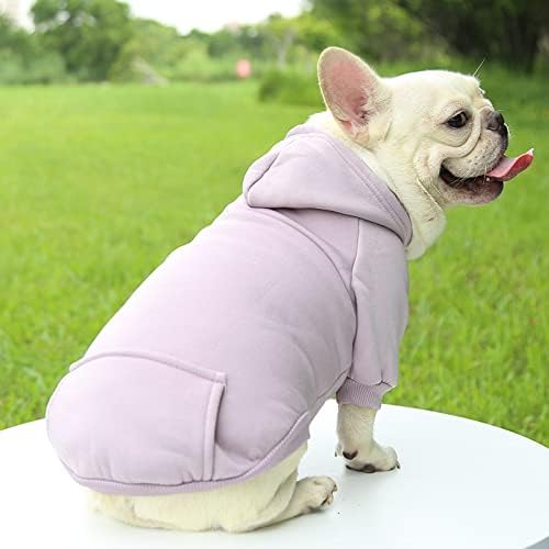 TAPBULL Dog Dresses, Fashionable Pet Dog Sweatshirt Clothes in Light Colors, Cute Cat Birthday Dress Outfit (Pink/Purple/Coffee 3-Pack), XX-Large