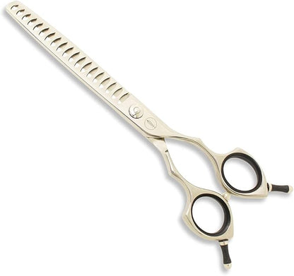 HASHIMOTO Chunker Scissors for Dog Grooming, 19 Teeth, 7.0 Inch, Light Weight