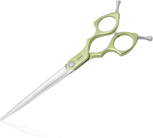 HASHIMOTO Dog Cutting Scissors for Grooming, Grooming Scissors for Dog, Straight Blade, Extremely Light Weight, Matte Surface, Designed for Professional Pet Groomers or Family DIY Use.