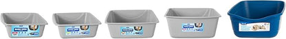 Petmate Litter Pan, Blue/Gray, Small, Made in USA