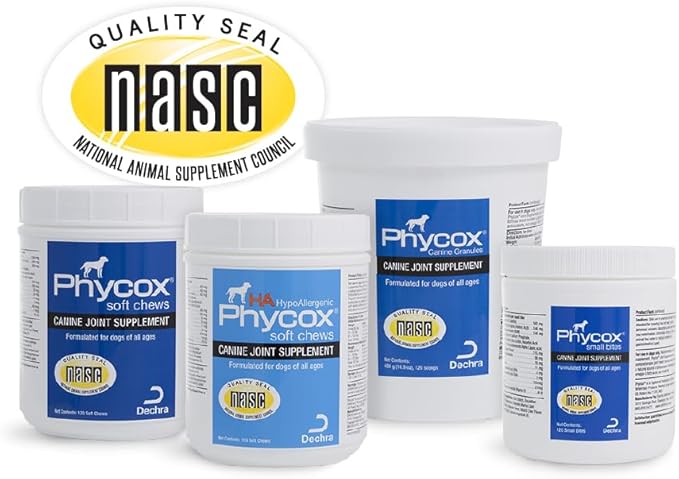 DechraSupply Phycox MAX Hypoallergenic (HA) Soft Chews, Joint Supplement for Dogs (90ct)
