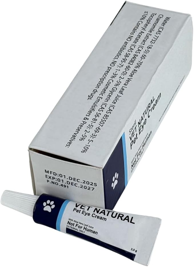 SINCE 1871 GÜLLÜOGLU Vetnatural Pet Eye Cream 3.5 g
