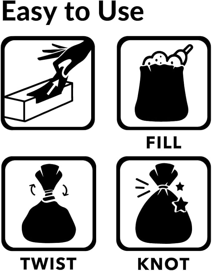 BOS Amazing Odor Sealing Cat Waste Disposal Bags - Durable and Unscented [Size: M, Color: Light blue] (90 count, Pack of 1) (90 Bags)