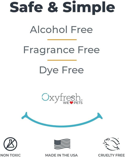 Oxyfresh Premium Pet Dental Care Solution Pet Water Additive: Best Way to Eliminate Bad Dog Breath and Cat Bad Breath - Fights Tartar & Plaque - So Easy, Just Add to Water! Vet Recommended 16 oz.