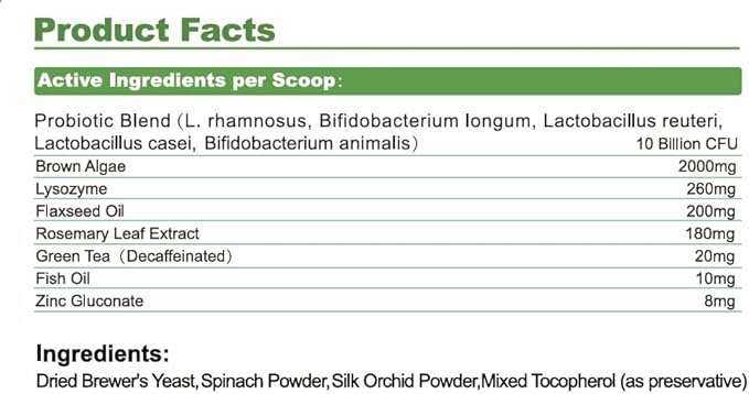 Dog Teeth Cleaning Powder, Dog Dental Powder for Teeth Cleaning and Dog Breath Fresh for Dogs with Probiotic & Tartar Remover, Plaque Off Dog Tooth Cleaning 150g