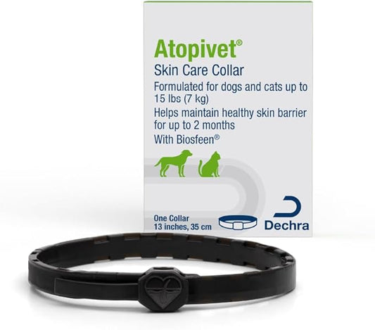 Atopivet Skin Care Collar for Dogs and Cats Less Than 22 lbs