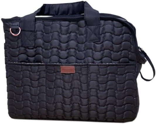 Small Dog Carrier Purse,Tentle/Lazy Adult Cats Pups Bags with Multiple Pockets,Breathable Mesh Soft Cushion,Travel Womans Pets Totes Picnic Outdoor (Black, Medium)