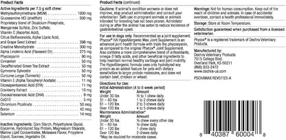 DechraSupply Phycox MAX Hypoallergenic (HA) Soft Chews, Joint Supplement for Dogs (90ct)