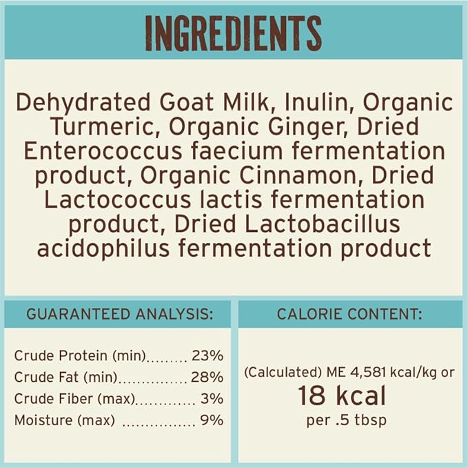Primal Goat Milk Powder for Dogs and Cats, Shelf Stable Food Topper with Probiotics for Digestion, Hydration, and Immune Support, Original Recipe 5.2oz Pouch (Pack of 2)