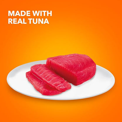 IAMS Perfect Portions Healthy Adult Grain Free Wet Cat Food Pate, Tuna Recipe, 2.6 oz. Easy Peel Twin-Pack Trays (24 Count, 48 Servings)