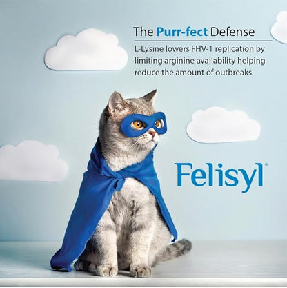 L-Lysine Gel for Cats (5oz) – Supports Immune, Respiratory, and Eye Health. Eases Sneezing, Runny Nose, and Watery Eyes. Tasty Salmon Flavor - Made in The USA