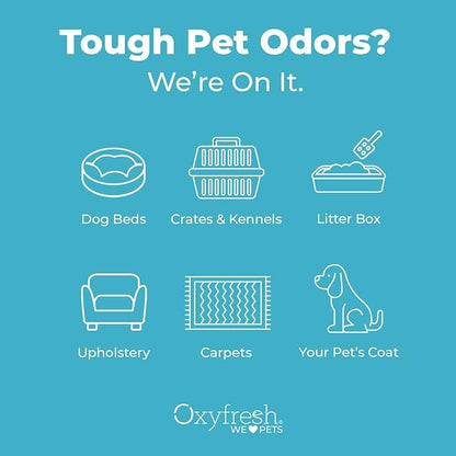 Oxyfresh Extra Strength Pet Urine Odor Eliminator for Home Spray - Goodbye to Stinky Odors - No Fragrance, No Harsh Chemicals - Works on Contact - Upholstery & Auto - Safe & Pet Parents Love It