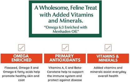 Bench & Field Holistic Natural Healthy Kitty Cat Treats | Crunchy Fish-Shaped Bites | Delicious Seafood Flavored Snack, 3-Ounce (Pack of 2 Bottles)