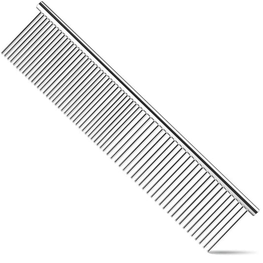 Stainless Steel Pet Dog Grooming (Silver Comb)