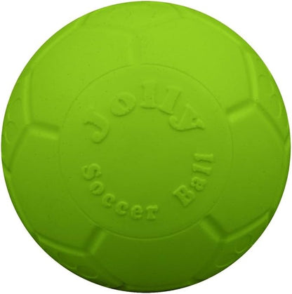 Jolly Pets Large Jolly Soccer Ball Floating-Bouncing Dog Toy; 8" Green Apple