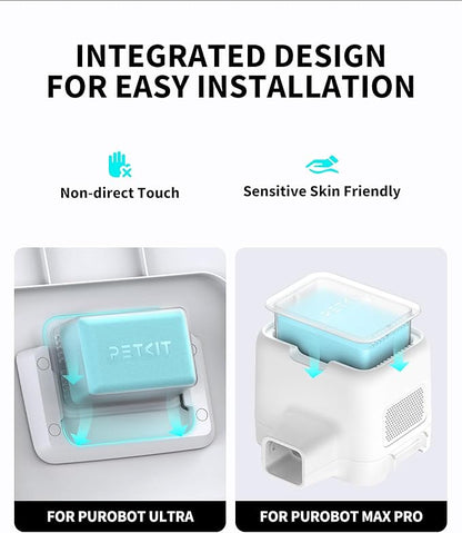 PETKIT Odour Eliminator N60 for PUROBOT Ultra, PUROBOT Max Pro/2 and PUROBOT Crystal Duo Self Cleaning Cat Litter Tray, 3Pcs