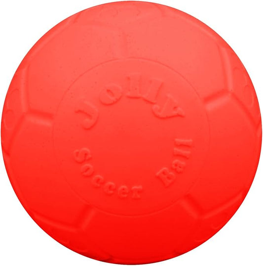 Jolly Pets Medium Soccer Ball Floating-Bouncing Dog Toy, 6 inch Diameter, Orange (SB06 OR)