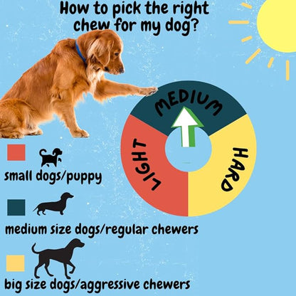 BULLYSTICKS & MORE 6 Inch Beef Cheek Rolls for Dogs (6" Extra Thick - 3 Count) - Beef Cheek Bones for Dogs - Dog Parents Choice - Premium No Hide Rolls