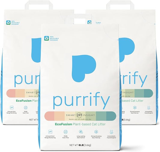 Smart Health Monitoring Cat Litter – Color-Changing, Fast Clumping, Odor Control, Low Dust | 3-Pack,Free cat scartcher