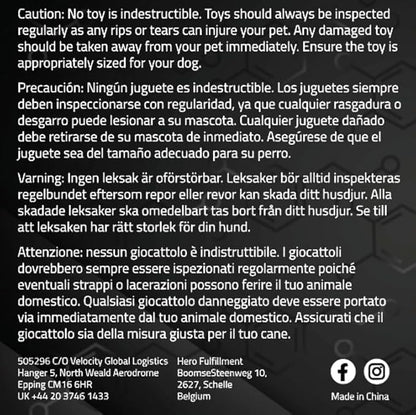 Playology Dog Toys | Squeaky Chew Ball - Bouncy Durable Floating Fetch Ball for Dogs | Medium Beef Scented Toy - Easy to Clean and Made from Non Toxic Materials