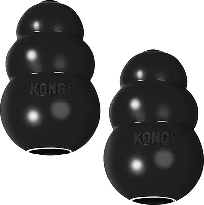 KONG Extreme Dog Toy - Fetch & Chew Toy - Treat-Filling Capabilities & Erratic Bounce for Extended Play Time Most Durable Natural Rubber Material - for Power Chewers - for X-Large Dogs (Pack of 2)