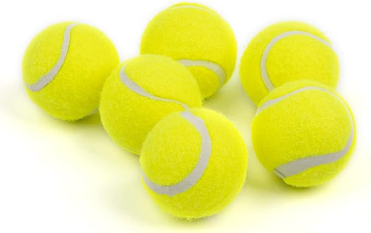 Pet Prime Dog Toy Tennis Ball 6 Pcak 2 Inch for Automatic Ball Lanucher Interactive Pet Balls for Exercise Training Play Fetch for Small to Meidum Breed