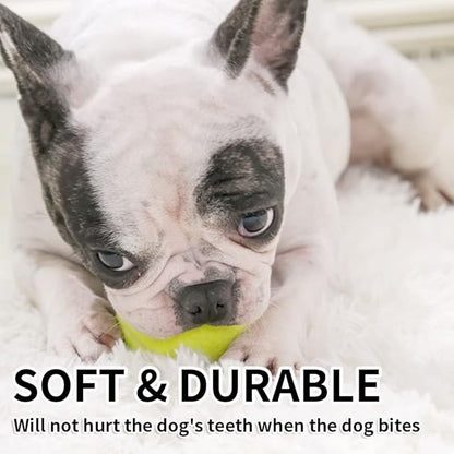 ptlsy Dog Ruber Balls 16 Pack Pet Mini Tennis Ball for Small Medium Dogs Fetching (2 inch)