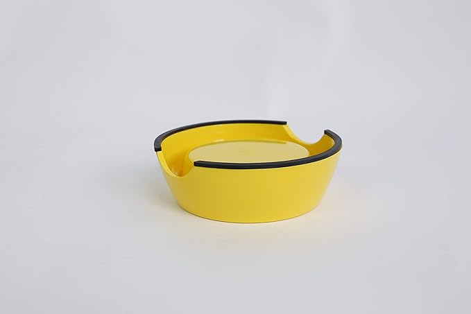 Pet Bowls Stainless Steel Dog Cat Pet Bowl Universal Pet Water and Food Bowls 4 Sizes and 5 Colors Available (L, Yellow)