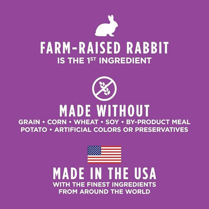 Instinct Original Dry Cat Food, Raw Coated Kibble, High Protein, Grain Free Recipe - Real Rabbit, 4.5 lb. Bag