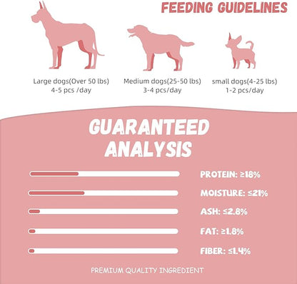 Duck Double Purple Sweet Potato Wraps Dog Treats, Healthy Low Fat Dog Jerky High Protein for Training Treats Snacks, Chewy for Small Medium Large Dogs 12-15 Counts