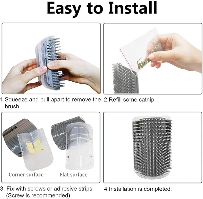 Sinai Pet Shop Cat Window Perch – Cordless Foldable Hammock with Cushion Bed, Self-Groomer with Catnip Included, Durable Metal Frame with Strong Suction Cups, Space-Saving for Large Indoor Cats