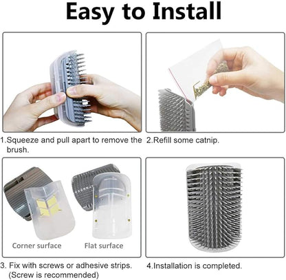 Sinai Pet Shop Cat Window Perch – Cordless Foldable Hammock with Cushion Bed, Self-Groomer with Catnip Included, Durable Metal Frame with Strong Suction Cups, Space-Saving for Large Indoor Cats