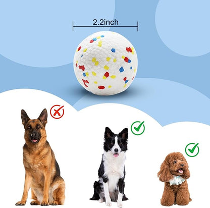 6 Pack Dog Balls, Refill for Automatic Launchers, Specially Designed for Dogs That Like to chew, 2.2inch Stain-Resistant, Perfect for 2.3 Inch Automatic Dog Ball Launcher (ETPU Material)