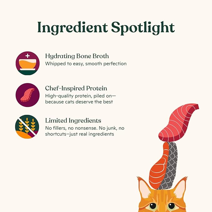 Made by Nacho Lickable Cat Treats Mousse Tubes 12 Count with Bone Broth Salmon & Tuna Recipe (.5 oz) No Grains, Corn, Wheat or Soy