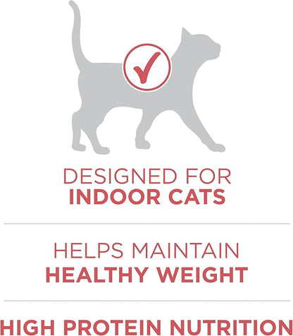 Purina ONE Natural Low Fat, Indoor Dry Weight Control High Protein Cat Food Plus Indoor Advantage With Real Salmon - 7 lb. Bag