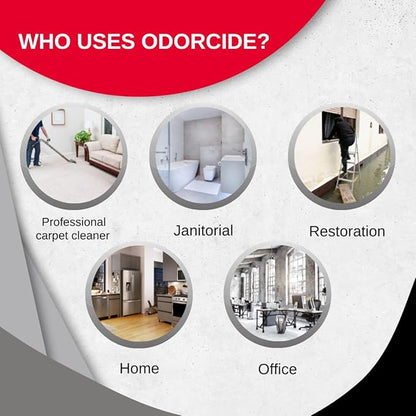 Odorcide Odor Eliminator Concentrate: Odor Eliminator for Strong Odor on Carpets, Hardwood & More - Smoke, Sweat & Pet Odor Eliminator for Home w/Non-Enzymatic Formula, 16 oz…