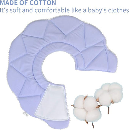 Soft Cat Recovery Collar,Adjustable Dog Cat Cone,Dog Protective Cone Collar After Surgery,for Kitten and Puppy,Small,Blue