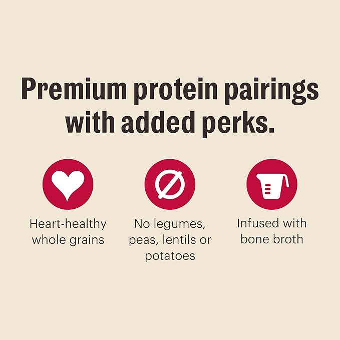 The Honest Kitchen Human Grade Wholemade™ Dehydrated Whole Grain Dog Food - Complete & Balanced Meal or Topper - Beef & Salmon 10 lb Box