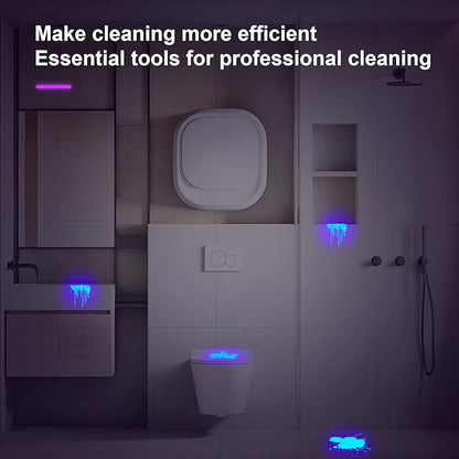 ESCO LITE 2 Packs Black Light Flashlight, 12LED 395nm UV Handheld Black Light Mini Flashlight, Dogs Urine Detector for Dry Urine Stains, Bed Bugs, Scorpions