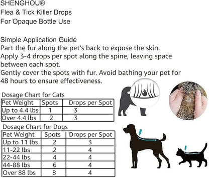 Natural Flea Treatment for Cats (2-25 lbs) | 9-Month Supply with Comb, Tick Tool & Repellent Collar, Vet-Reviewed Formula
