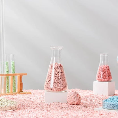 Michu Tofu Cat Litter Natural Clumping Tofu Cat Litter 5.5lb/88oz 5 Scents (Ocean Fresh + Wonder Litter, 2 Pack)