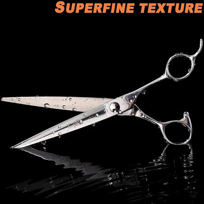 High-end Professional Dog Grooming Scissors Pet Grooming Shears 7.5 Inches Extremely Very Sharp Made Of Stainless Steel Alloy By Hand For Dog Cat Groomer