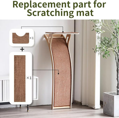 47in Cat Tree-Replacement Part,cat Scratching Post,cat Window Perch,for Large Cats and Kittens, (Brown)